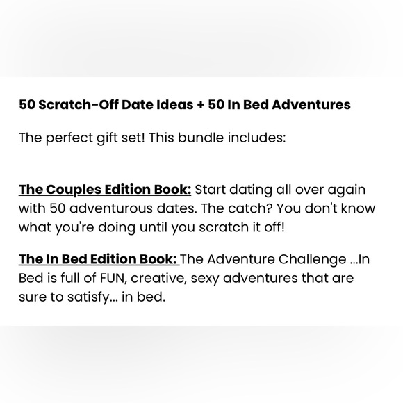 The adventure challenge-in bed and couples edition. - Picture 4 of 4